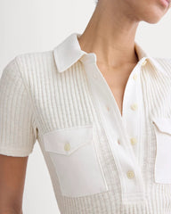 The Cozy Rib Polo | Bone