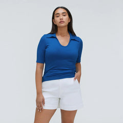 The Super-Soft Short Sleeve Polo | Lapis Blue