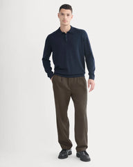 Ultrasoft Polo Sweater | Navy