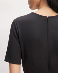The Dream Short-Sleeve Dress | Black