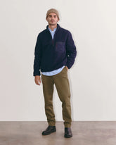 The Teddy Quarter-Zip Fleece | Navy