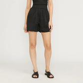 The Satin Pull-On Short | Black