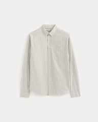 The Classic Oxford Shirt | Bone/Navy | Tall