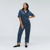 The Supersoft Jean Coverall | Work Blue