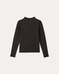 The Form Funnel-Neck Tee | Black