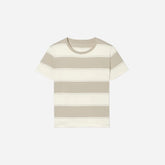 The Box-Cut Tee in Essential Cotton | Pale Khaki / Canvas Tan | No Pocket