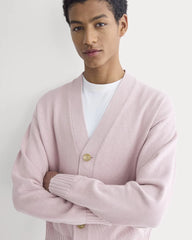 Cropped Cardigan in Everyday Cotton | Burnished Lilac