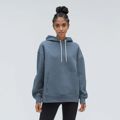 The Track Organic Cotton Popover | Faded Blue