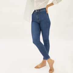The Way-High® Clean Front Skinny Jean | Vintage Blue | 28.5” Inseam