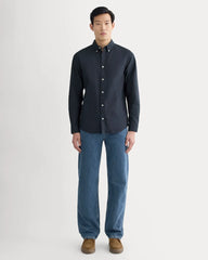 The Slim Oxford Shirt | Navy | Standard
