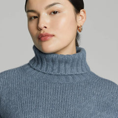 The Cloud Turtleneck | Faded Blue