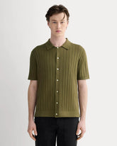 The No-Sweat Button-Down Polo | Olive