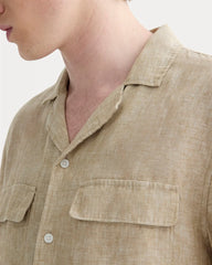 The Resort Shirt in Linen | Cornstalk Chambray