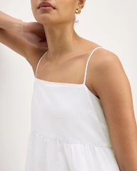 The Gauze Tiered Dress | White