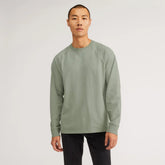 The Premium-Weight Long-Sleeve Crew | Uniform | Seagrass