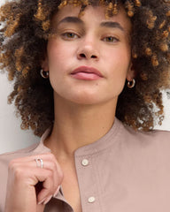 The Henley Shirt in Silky Cotton | Dusty Rose