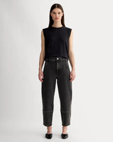 The Utility Barrel Jean | Washed Black | Regular