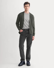 Straight-Leg Stretch Jean | Washed Black