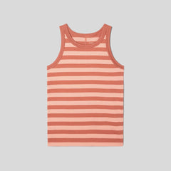 The Tank in Essential Cotton | Redwood Stripe