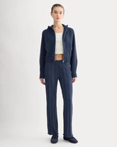 Lounge Rib Pant | Navy