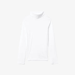 The Organic Cotton Turtleneck | White