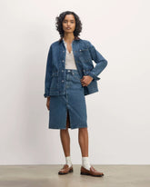 The Mid-Way Skirt | Deep Atlantic
