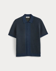 Button-Down Resort Polo | Midnight Navy/Kalamata