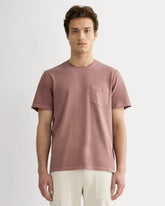 The Essential Organic Garment-Dyed Crew | Brown Garment Dye