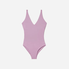 The V-Neck One-Piece | Lilac