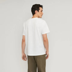 The Cotton Slub Henley | White