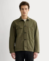 The Denim Utility Jacket | Garment-Dyed Kalamata