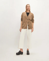 The Cozy-Stretch Relaxed Cardigan | Heathered Toasted Coconut