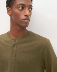 The Slub Long-Sleeve Henley | Beech
