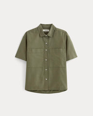 The Short-Sleeve Boxy Oxford | Kalamata