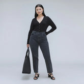 The '90s Cheeky Hourglass Jean | Washed Black | 26.5" Inseam