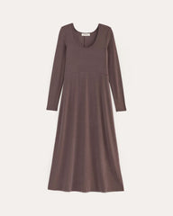 The Maddie Dress in Butterknit | Espresso
