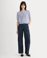 The Mid-Rise Cargo Jean | Tungsten Rinse