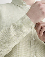 The Classic Shirt in Linen | Elm Gingham