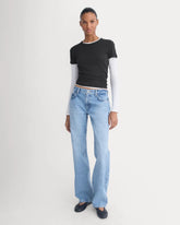 Everlane x Elena Bonvicini La Brea Low-Rise Baggy Jean | Crystal Cove Indigo
