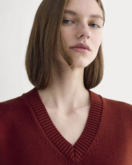 The Boxy Vest in Everyday Cotton | Merlot