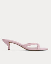 Sculpted Heel Sandal | Pale Mauve