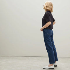 The Organic Cotton Cropped Tee | Black