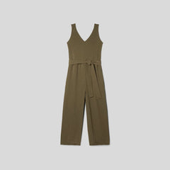 The City Stripe Draped Jumpsuit | Beech