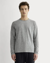 The Rec Long-Sleeve Crew | Heathered Grey