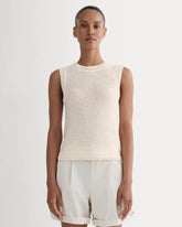 The Organic Cotton Open-Stitch Tank | Canvas