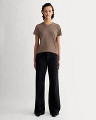 The Slim Crew in Essential Cotton | Clay