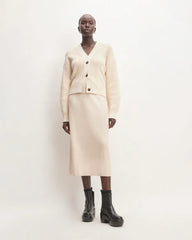 The Organic Cotton Sweater Midi Skirt | Canvas