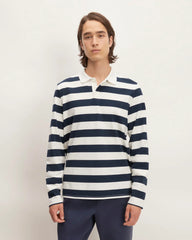 The Premium-Weight Rugby Shirt | Navy / Bone