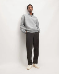 The ReTrack Fleece Half-Zip | Heathered Grey