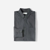 The Slim-Fit Japanese Oxford | Slate Grey | Regular